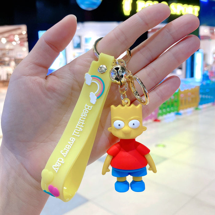 Wholesale Cartoon pvc Keychain Creative Car Keychain Cute Keychain