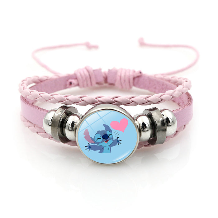 Wholesale Love Stitch Bracelet Jewelry Girl Gift Star Stitch Animation Surrounding Hand Jewelry Small Gifts JDC-BT-JY001