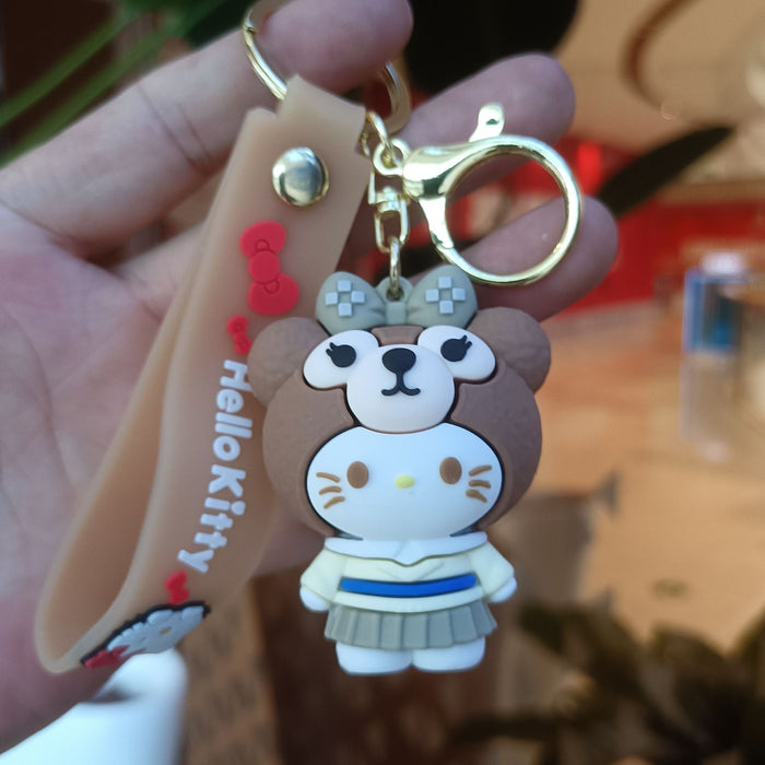 Wholesale Cartoon Silicone Doll Keychain JDC-KC-KuangK033