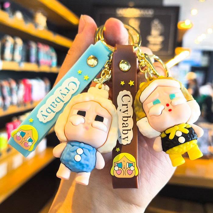 Wholesale  Silicone Keychain Cartoon Pendant Car Key Accessory