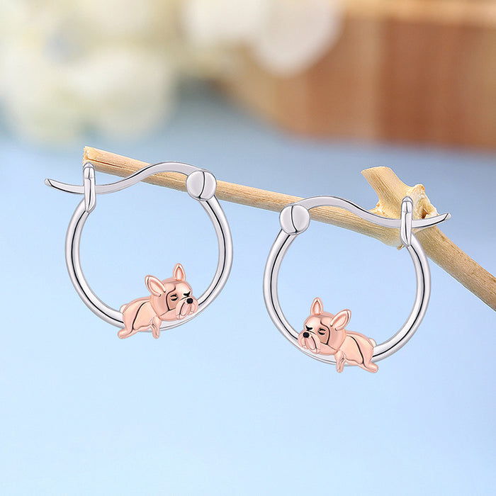 Wholesale  S925 Silver Cartoon Cute Earrings