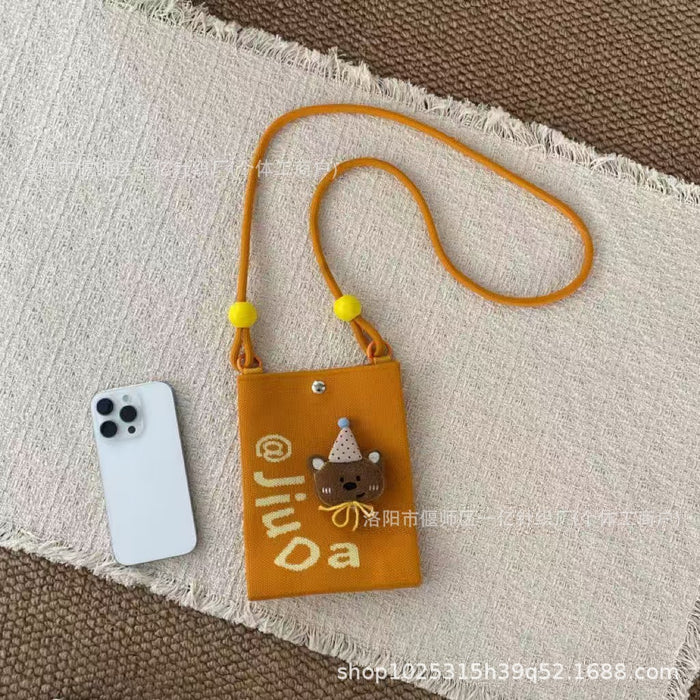 Wholesale Knitted Crossbody Bag with Rope and Beads Cute Phone Purse MOQ≥3