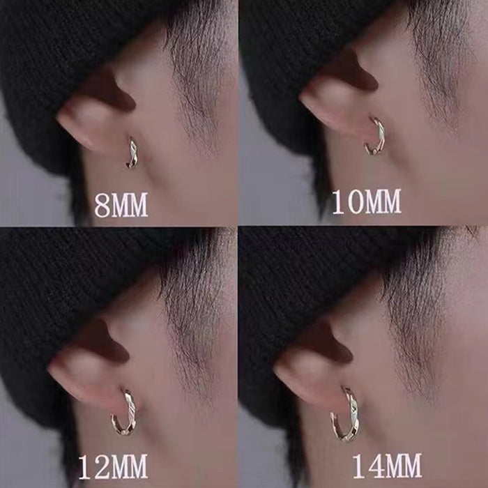 Wholesale men' s ear piercing plain ring