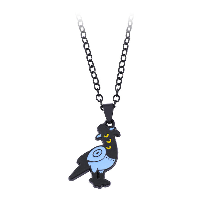 Wholesale K-pop necklace with cartoon dripping oil pendant