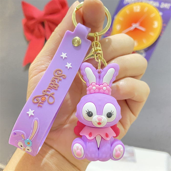 Wholesale PVC cartoon doll keychain JDC-KC-WuYi283