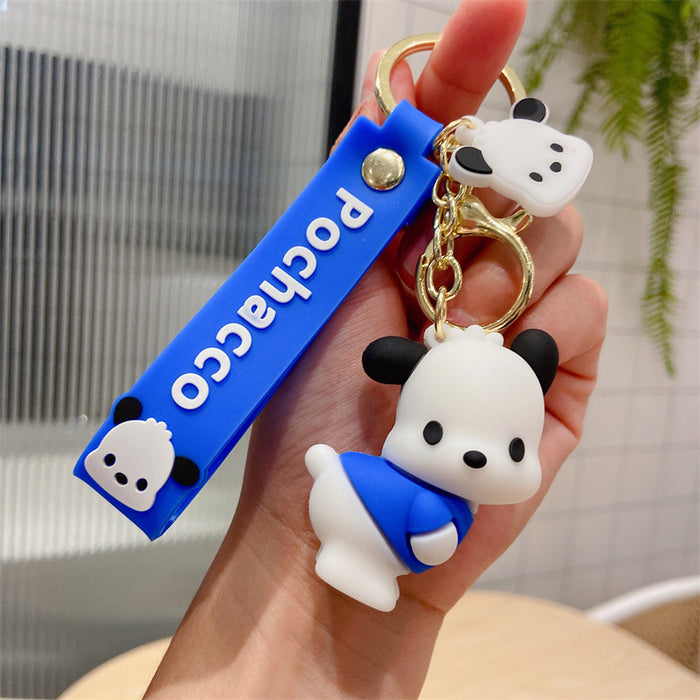 Wholesale Fashion keychain cartoon dog doll car key pendant cute