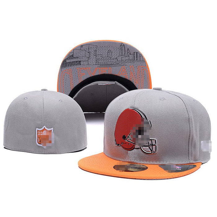 Wholesale Rugby League Baseball Cap Fully Enclosed Board Cap Sun Protection Shade Flat Brim Hat Non-Adjustable Curved Brim Hat