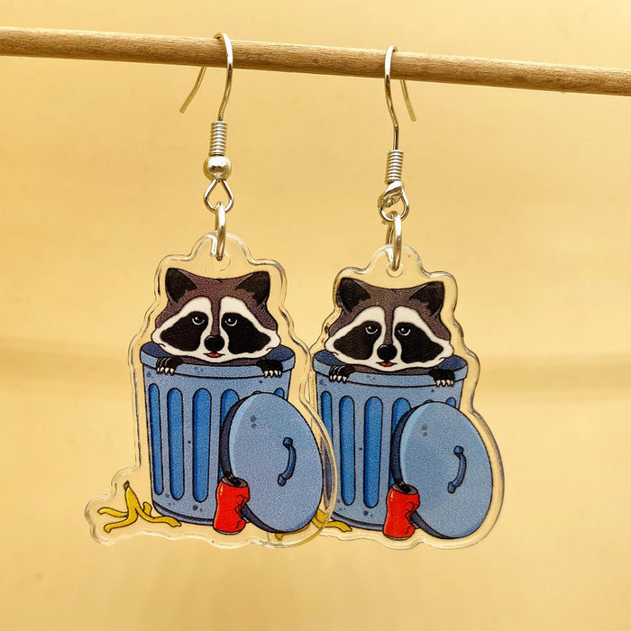 Wholesale  earrings black cat pumpkin horror skull fun earrings Christmas