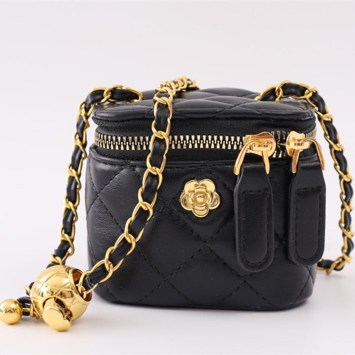 Wholesale Golden Camellia Mini Crossbody Bag for Parent-Child