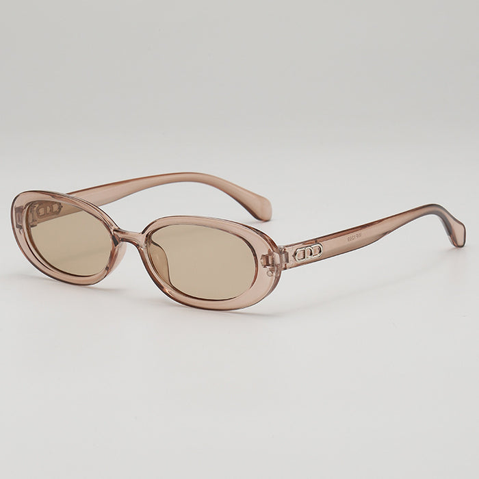 Wholesale Small Frame Oval Cat's Eye SunglassesShowface Little Spice Girl Travel Sunglasses