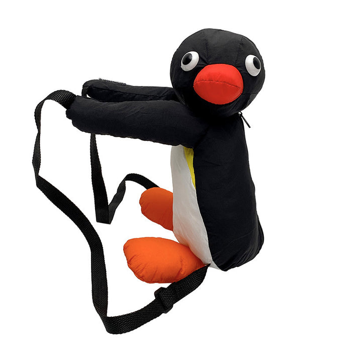 Wholesale penguin backpack fashion personality plush children bag shoulder bag