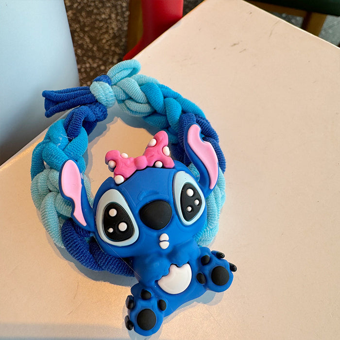 Wholesale Handmade cartoon hand rope small rubber band for boyfriend bracelet couple girlfriends hair rope women' s hair