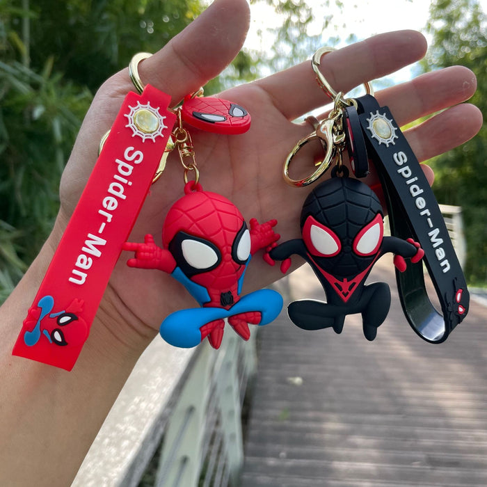Wholesale Silicone doll keychain, internet famous car key pendant, creative bag decoration