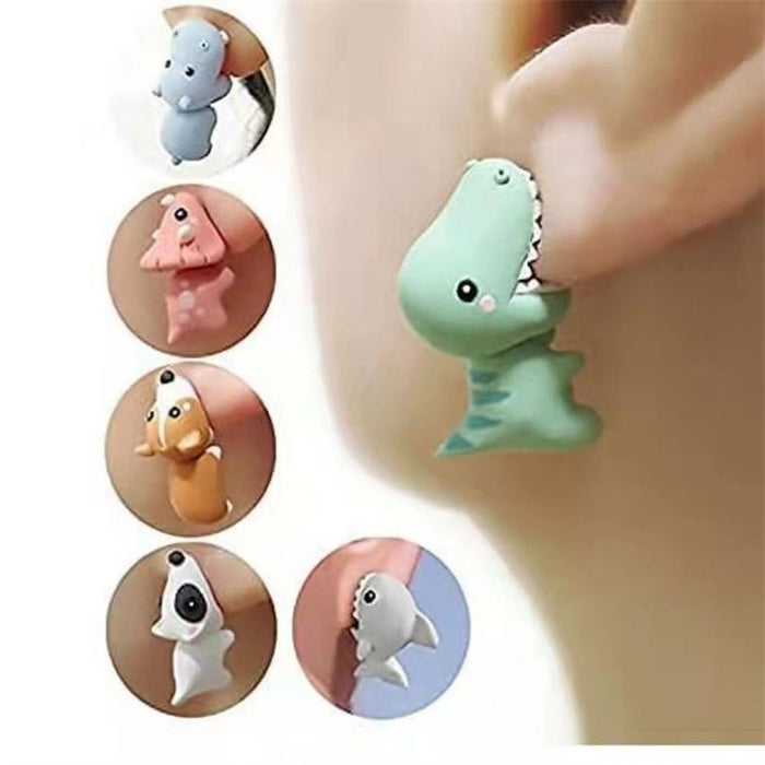 Wholesale Ear studs, ear accessories, spray painted, cute, mini