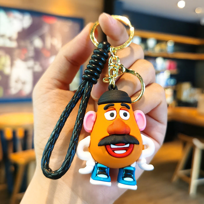 Wholesale PVC Cartoon Three-dimensional Keychain JDC-KC-TingM313