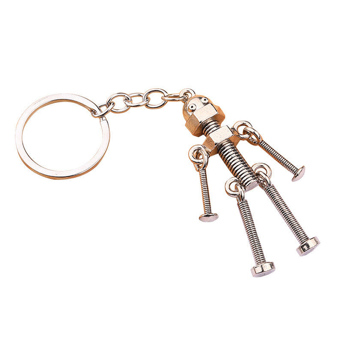 Wholesale Screw Robot Zinc Alloy Keychains JDC-KC-XinJun008