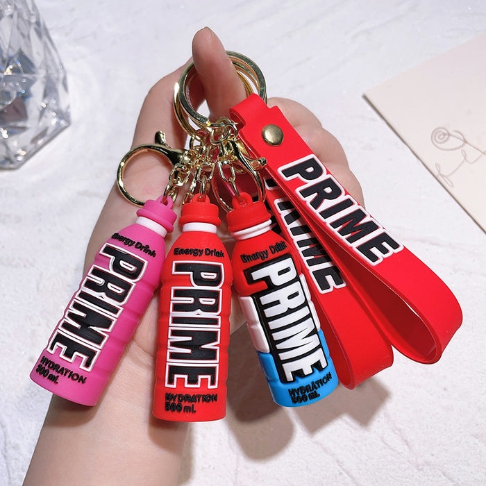 Wholesale Beverage Bottle PVC Soft Glue Keychain JDC-KC-Qiwei037