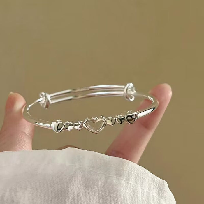 Wholesale Sweet Heart-Shaped Hollow-Out Bracelet