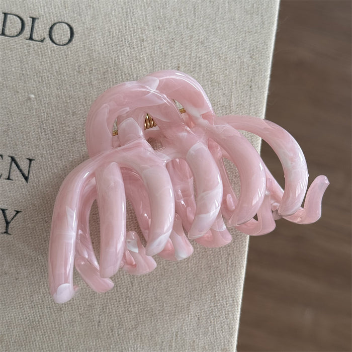 Wholesale Ink-Style Pumpkin-Shaped Large Claw Clip