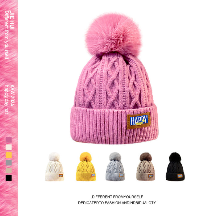 Wholesale Winter Thick Warm Pullover Solid Color Knitted Hat JDC-FH-Jieh002