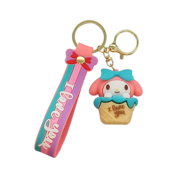 Wholesale Cartoon Silicone Doll Keychain JDC-KC-HaoXi012