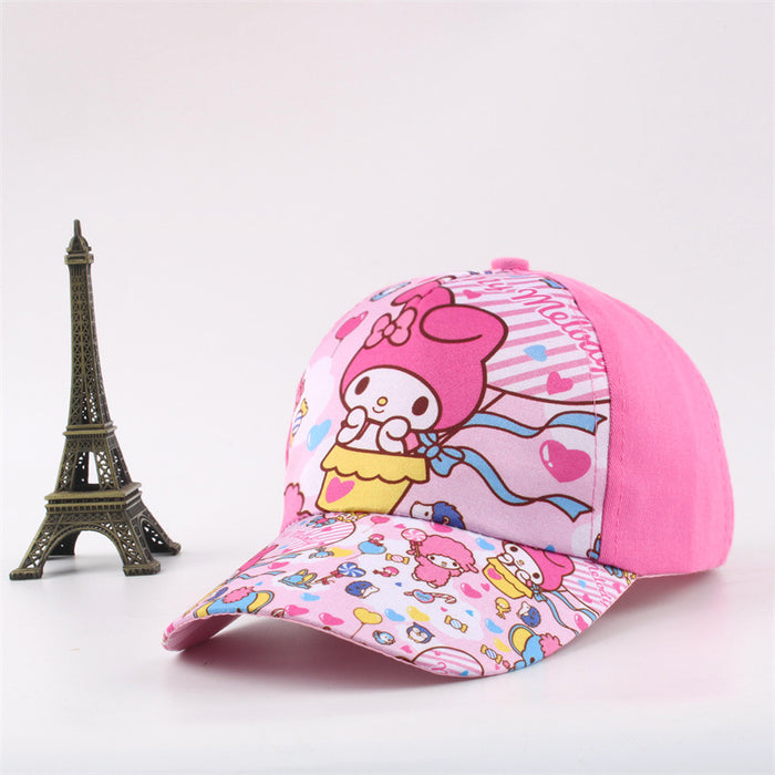 Wholesale children' s hat cartoon  boys and girls baseball cap thin sunscreen cap boys