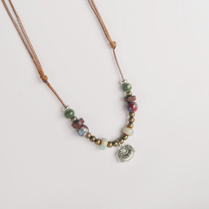 Wholesale Long sweater chain women's pendant retro butterfly necklace