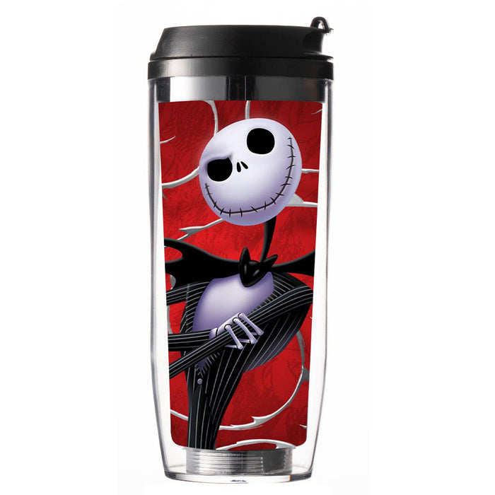 Wholesale Halloween Double Layer Plastic Straw Cup JDC-CUP-WuDuomei002