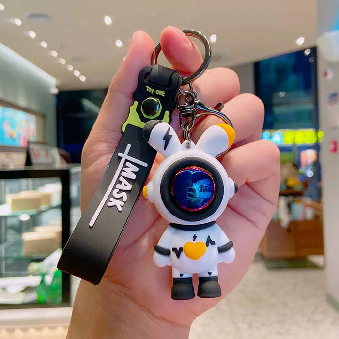 Wholesale Lightning Bear Keychain Bag Car Silicone Keychain Doll Pendant Cute Gift Love Pendant