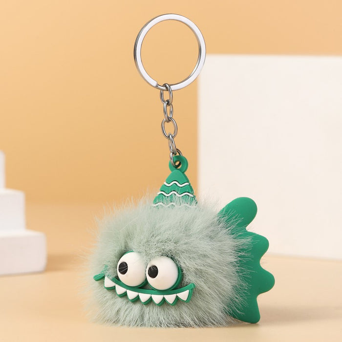 Wholesale Little Monster Plush Keychain JDC-KC-RongRui053