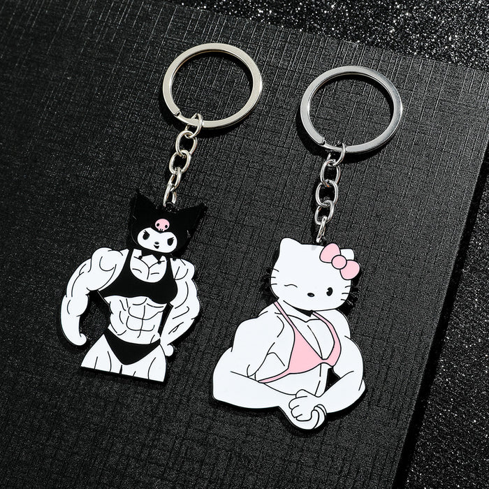 Wholesale Cartoon Zinc Alloy Keychain JDC-KC-GYu006