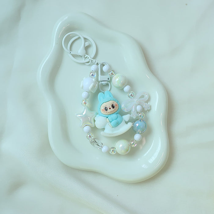 Wholesale Internet Celebrant Cross-border Trojan  Keychain Doll Pendant Cute Three-dimensional Cute Grain Tide Play Blind Box Bag Hanging Ornaments