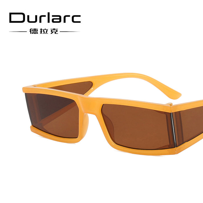 Wholesale New sunglasses for women, personalized square block trendy sunglasses