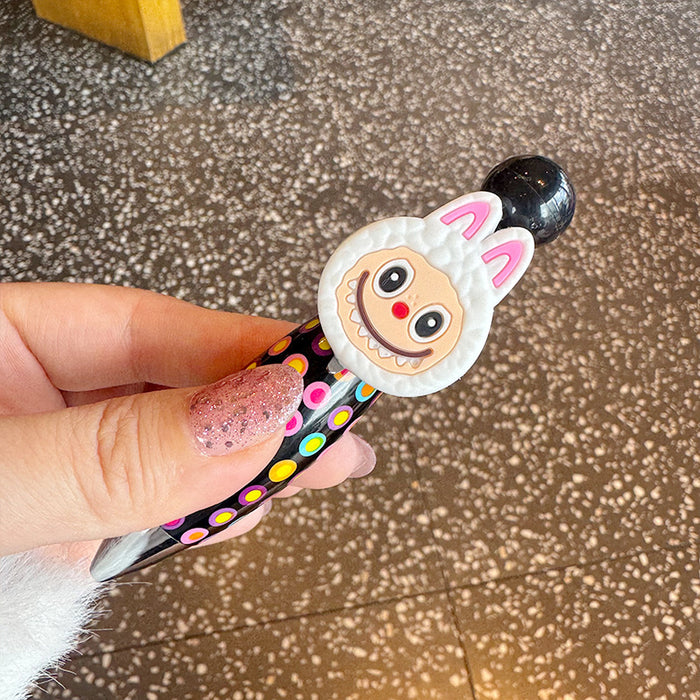 Wholesale Creative push pen,  cute,  girly,  unisex 3D ballpoint pen