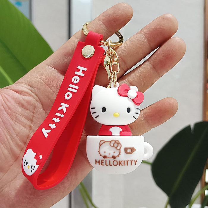 Wholesale Cartoon Silicone Anime Keychain JDC-KC-YiChang031