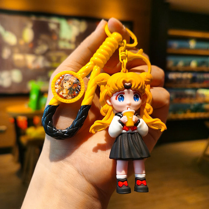 Wholesale Cartoon Doll Silicone Keychain JDC-KC-Tingm216