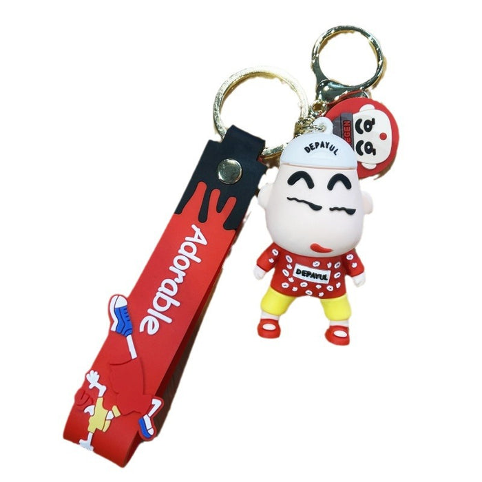 Wholesale PVC Cartoon Doll Keychain JDC-KC-WuYi077