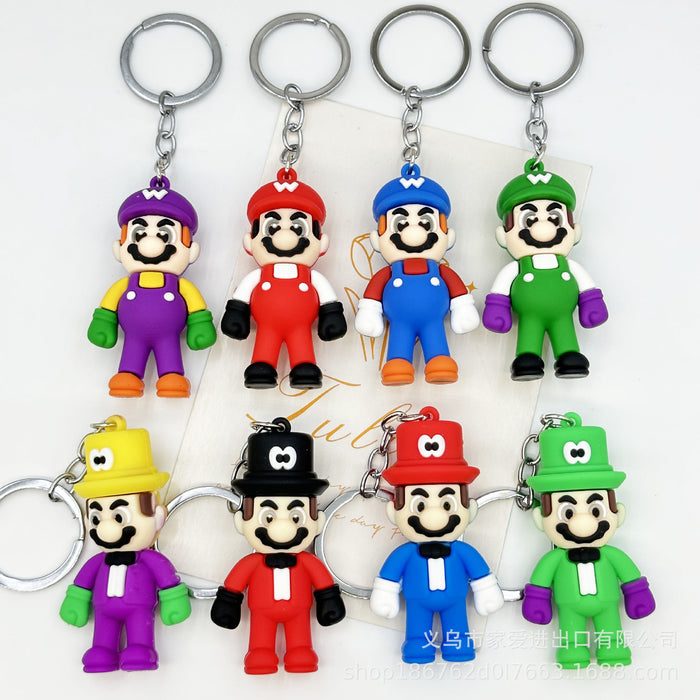 Wholesale Cartoon PVC Doll Keychains (F) JDC-KC-JiaA003