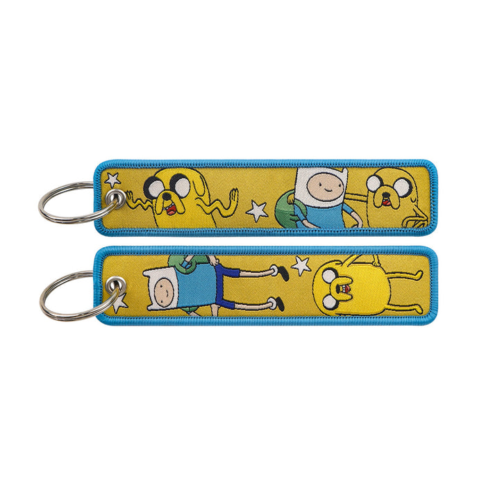 Wholesale Cloth Woven Cartoon Keychain Trendy Decorative Bag Charm Fashion Gift For Bags And Keys Resale Boutique Accessory