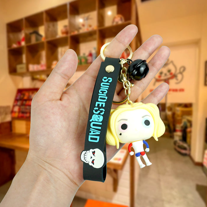 Wholesale Rubber Cartoon Doll Keychain JDC-KC-Yexiang013