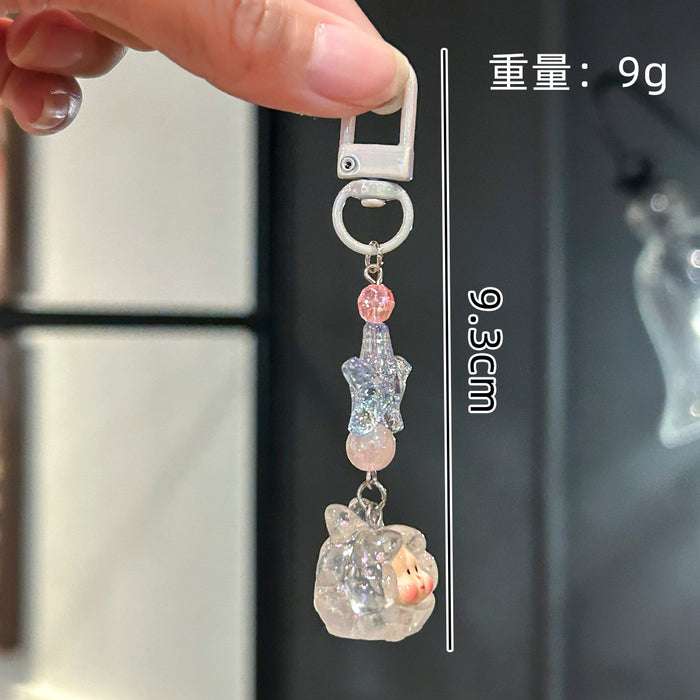Wholesale Handmade Beaded Mobile Phone Chain Niche Jewelry Pendant  Best Friend Camera Bag Key Chain