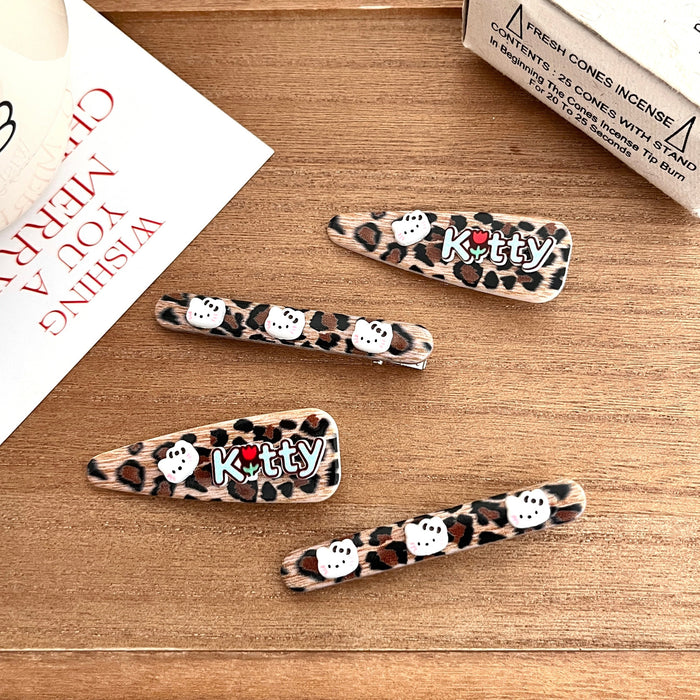 Wholesale exquisite  sweet leopard hair