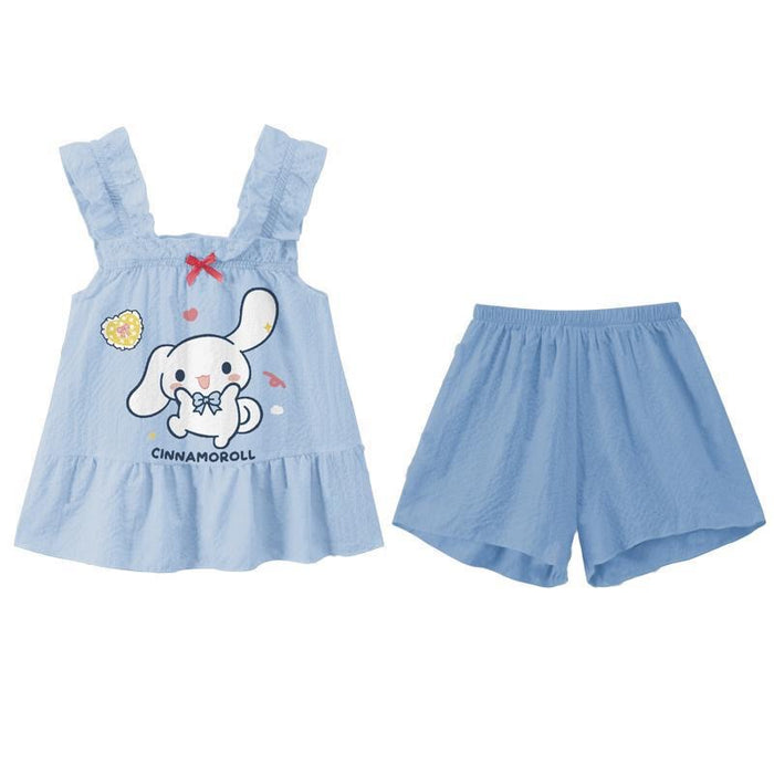 Wholesale Cartoon Cute Girls' Pajamas Thin Style JDC-PJ-XiaoHZ006