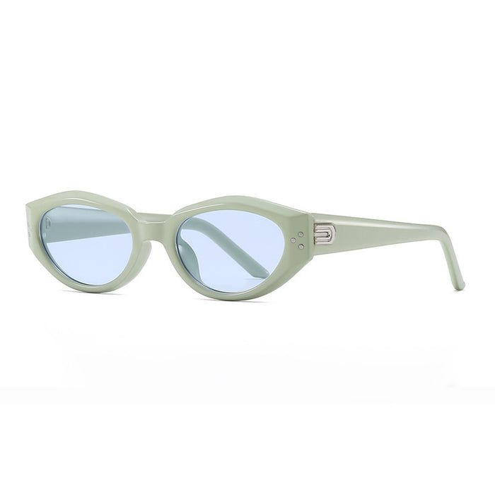 Wholesale Retro sunglasses with high-end feel, small frame, cat eye sunglasses, UV resistant