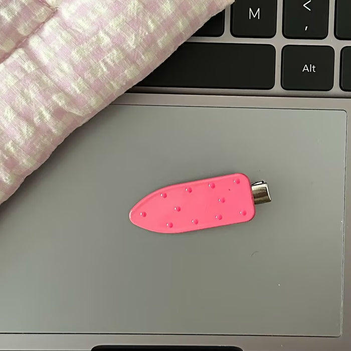 Wholesale Sweet Pink Style Bow Hairpin Sweet Girl Side Clip Duckbill Clip Hairpin Accessories