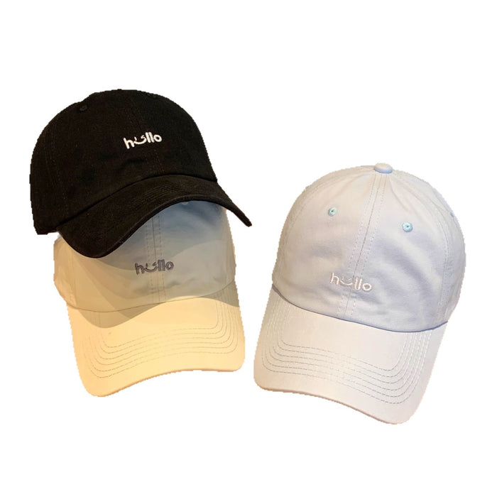 Wholesale Embroidered cute baseball cap, travel duckbill cap