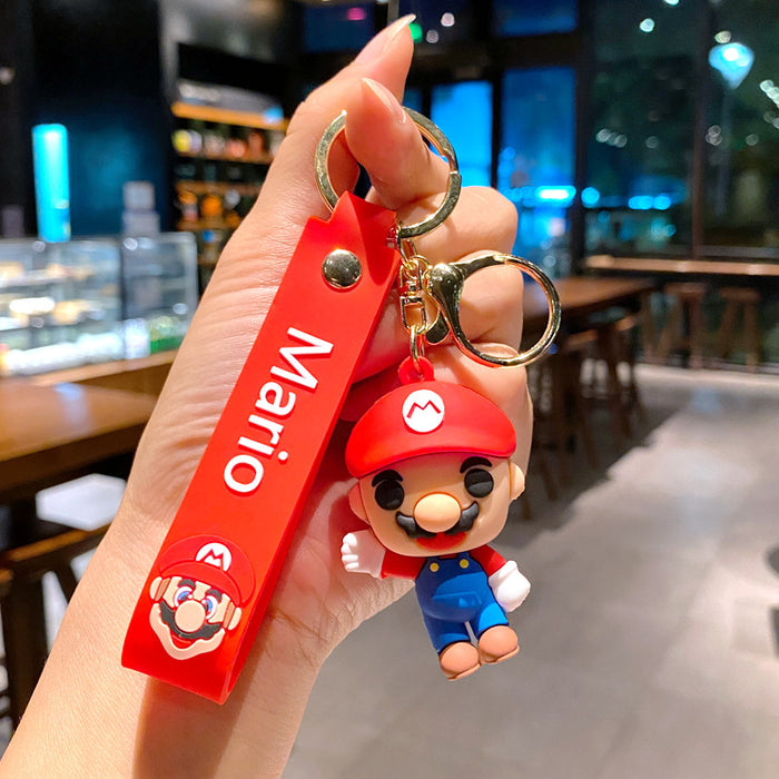 Wholesale Cartoon  Keychain Ring car Bubble  Doll Pendant