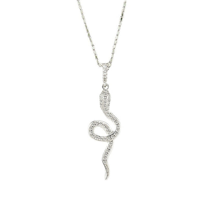 Wholesale Zircon necklace new niche design titanium steel non fading collarbone chain