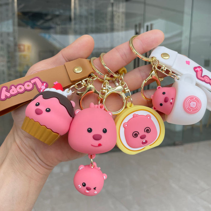 Wholesale Cartoon Keychain Doll Cute Car Pendant Bag Accessories Small Gifts Wholesale