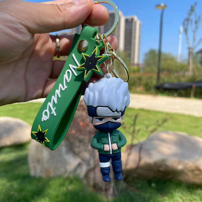 Wholesale PVC Anime Keychain Pendant Cartoon Student Backpack Pendant Car Keychain